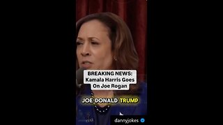 BREAKING: Kamala Harris Goes On The Joe Rogan Podcast! 😆