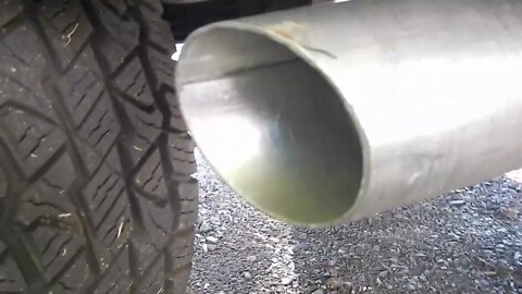Cold Start On a 2001 F-150 V8 With A Single Cherry Bomb Glasspack