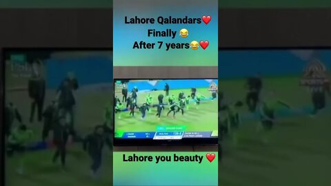 PSL 7 final winners | LAHORE QALANDARS❤️ #shorts #psl7 #pcb #cricket