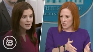 Fox Reporter Fact-Checks Biden Right After His Speech... Psaki Gets NASTY