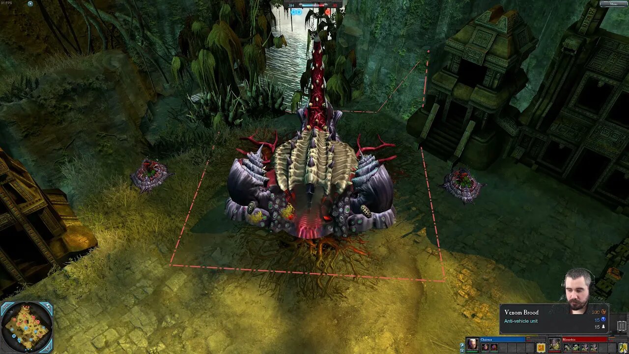 Chairmen (Force Commander) vs Blizzardrix (Ravener Alpha) || Dawn of War 2