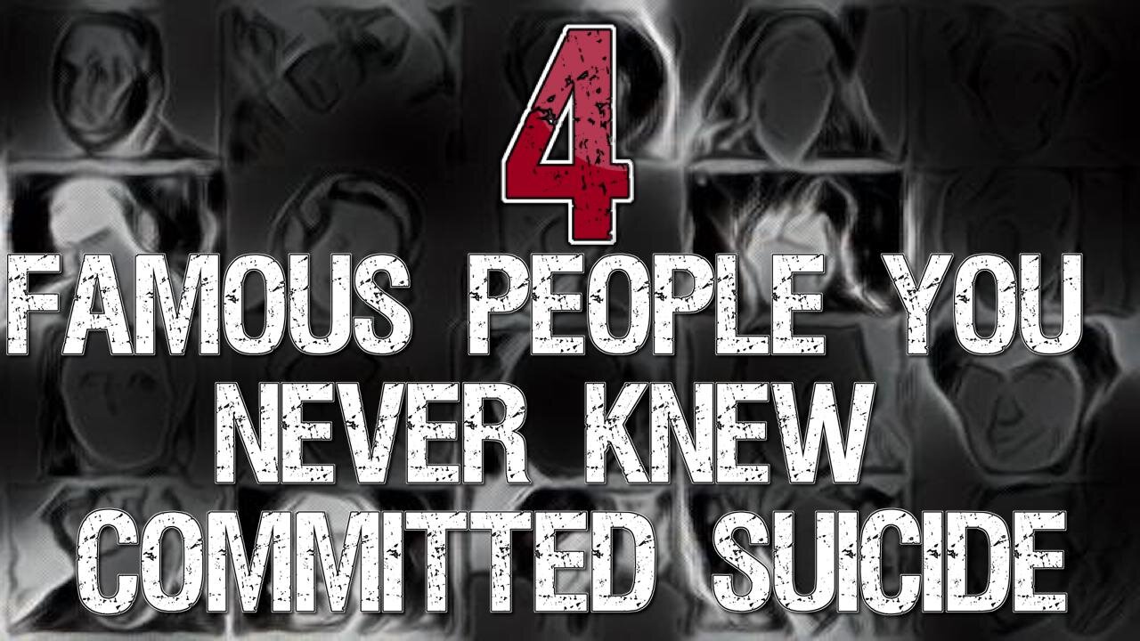 4 Famous People You Never Knew Committed Suicide