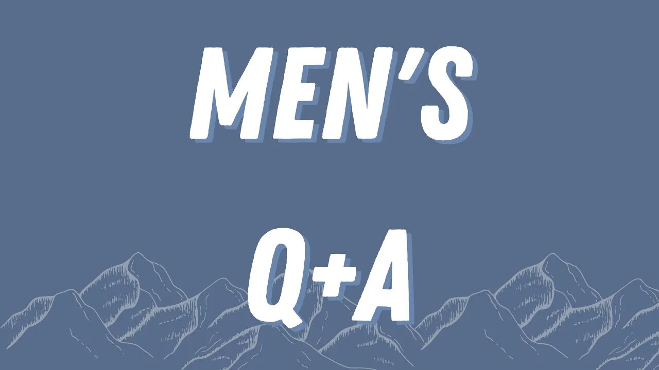 Healing Journeys Today Men's Q+A 🚹 December 2020