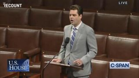 Matt Gaetz Goes Off On The Biden, McCarthy, Jeffries D.C. Uniparty