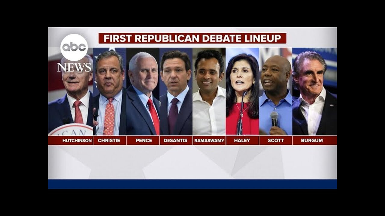 GOP presidential contenders meet face-to-face for first time