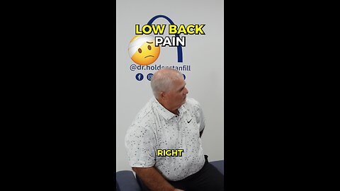 He Felt it Right in His Back Side! #chiropractor #backpain #headaches #neckpain