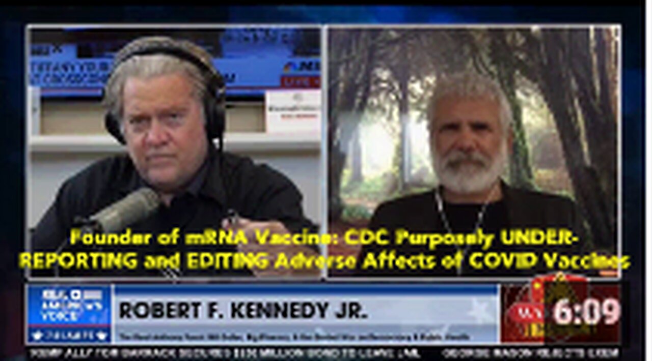 Founder of mRNA Vaccine: CDC Purposely UNDER-REPORTING and EDITING Adverse Affects of COVID Vaccines