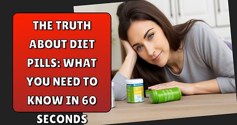 The Truth About Diet Pills What You Need to Know in 60 Seconds