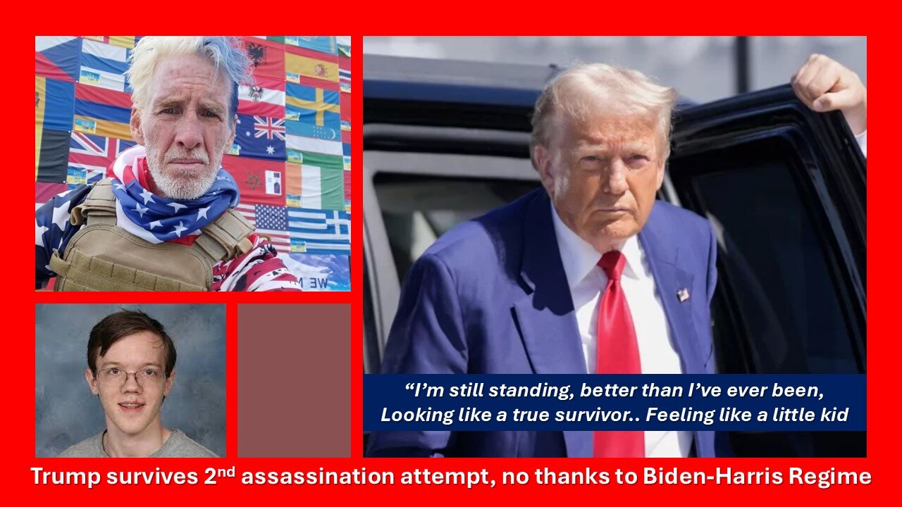 Donald Trump survives 2nd assassination attempt | Who is running America?