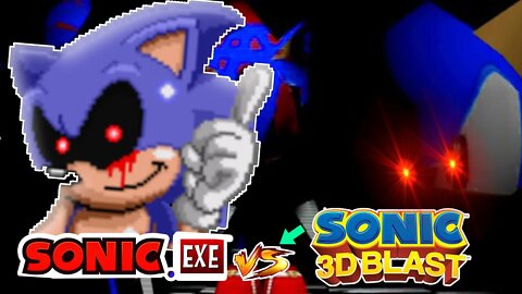 SONIC EXE DESTRIU o SONIC 3d BLAST | Rk play #shorts