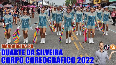 CORPO COREOGRÁFICO 2022 - BANDA MARCIAL DUARTE DA SILVEIRA 2022 NO DESFILE CÍVICO 2022