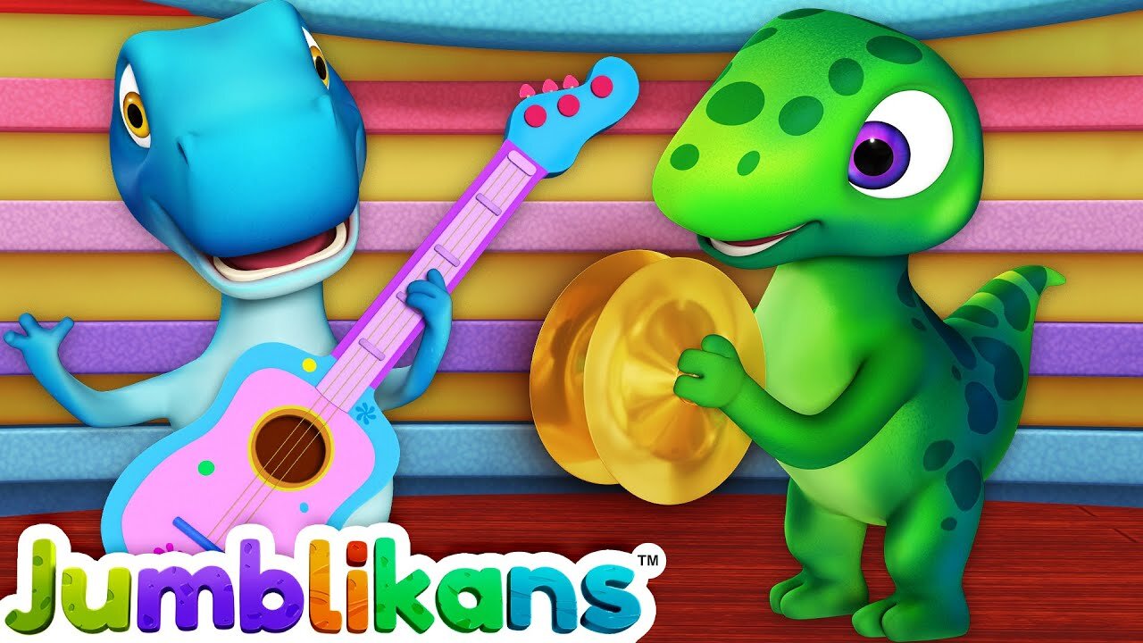 Musical Instruments Song with Jumblikans Dinosaurs- Kids Learning Songs - ChuChuTV Nursery Rhymes