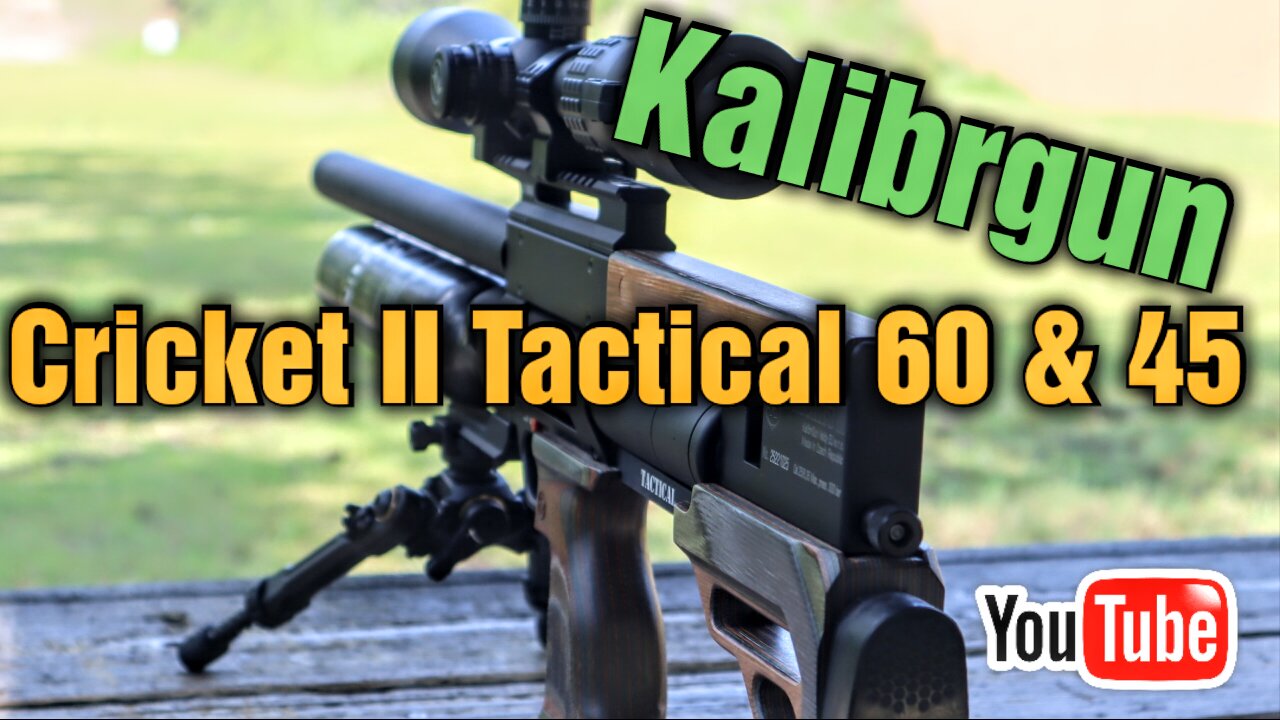 KALIBRGUN Cricket 2 Tactical 60 & 45 | Admist Two Crickets | Atlas Airguns #kalibrgun #airgun