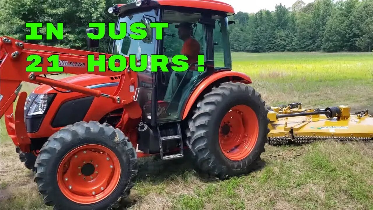 A different kind of tractor review! Kioti RX7320 Tractor compilation