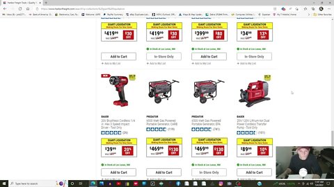 Giant Liquidation Sale Harbor Freight May 2nd threw May 8th