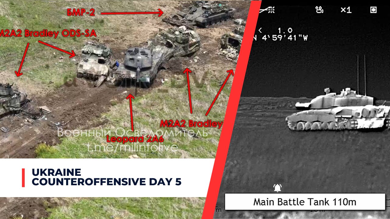 Ukraine Loses Leopard 2 Tanks, Bradley IFV, & More?! Analysis & Commentary
