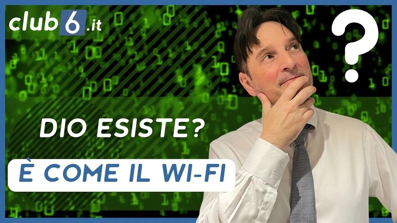 DIO ESISTE ? DIO E` COME IL WI FI, NON LO VEDIAMO MA ESISTE. Morris Crypto