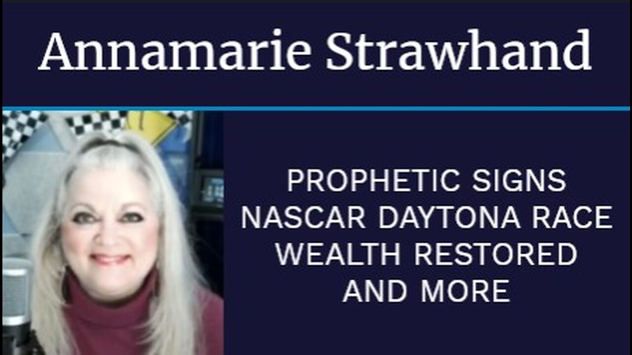 Prophetic Signs: NASCAR Daytona Race - Wealth Restored and More