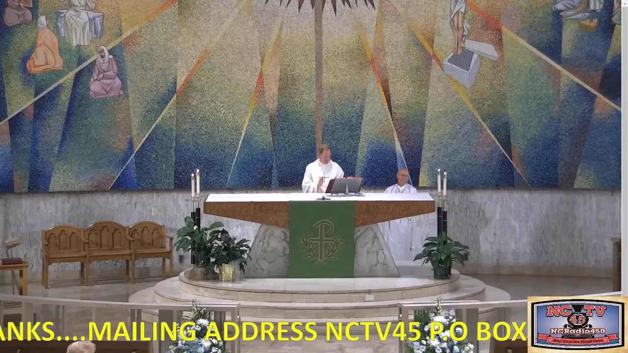 NCTV45 CATHOLIC MASS HOLY SPIRIT PARISH (ST VITUS) 9:00 AM MONDAY JULY 11 2022