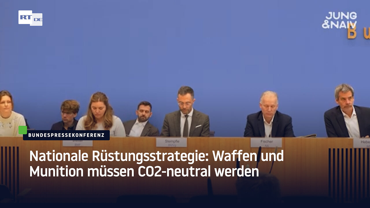 Nationale Rüstungsstrategie: Waffen und Munition müssen CO₂-neutral werden