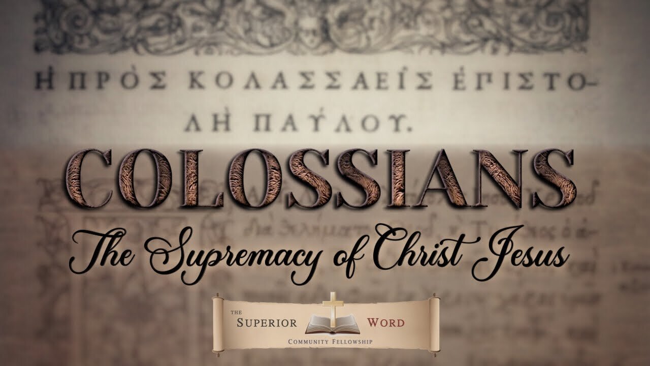 Colossians 2:14, 15 (Having Nailed It to the Cross)