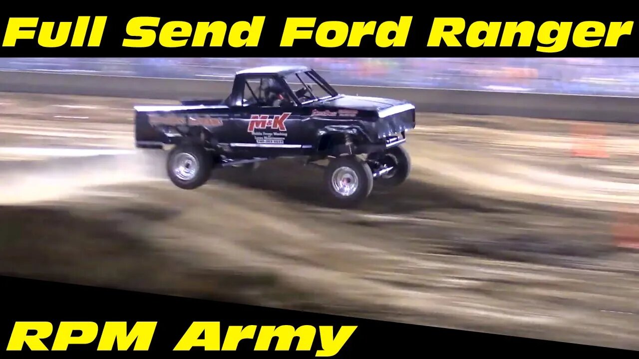 Modified Ford Ranger Tough Truck Big Air