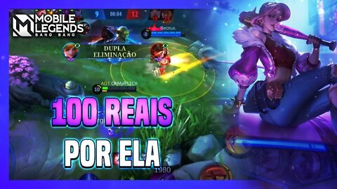 UNS INSCRITO DOOU 100 REAIS PRA EU USAR FANNY!!| Mobile Legends