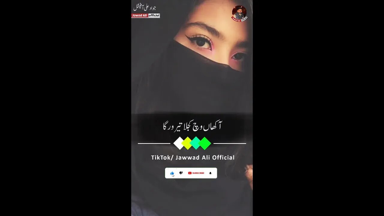 Akhan Wich Kajla Teer Warga - Punjabi Poetry Whatsapp Status - Sad Saraiki Shero Shayari Dohray