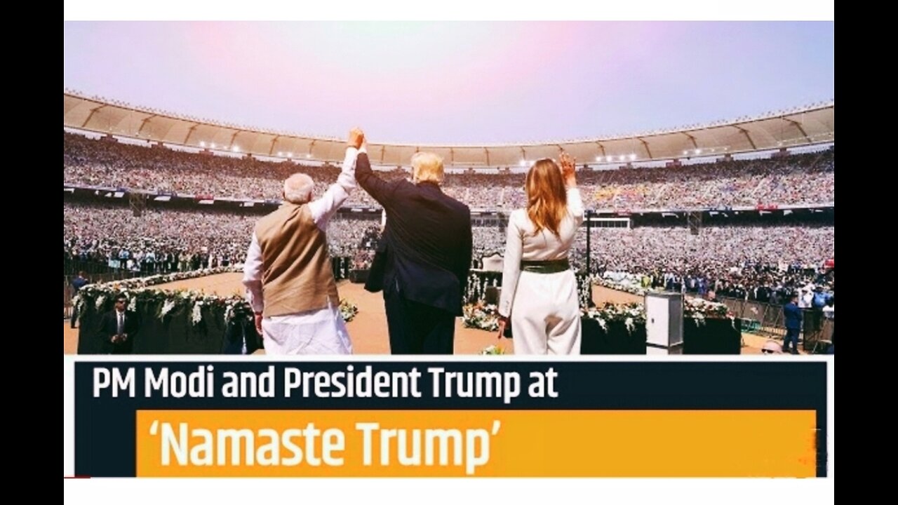 President Trump & PM Modi Address "NAMASTE TRUMP" To Reveal a Secret..