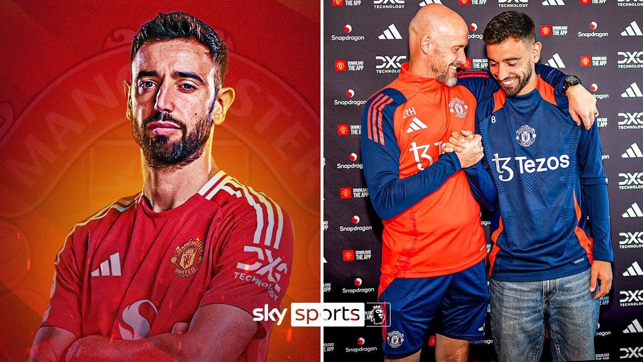 Bruno Fernandes signs NEW deal at Manchester United 🔒🔴