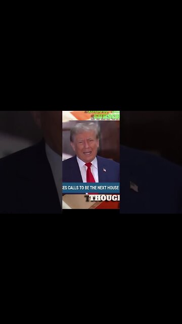 #trump response on being Speaker of the House.