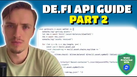 De.Fi API: Step-By-Step Dashboard Guide ( PART 2 )