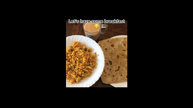 Egg Masala with paratha