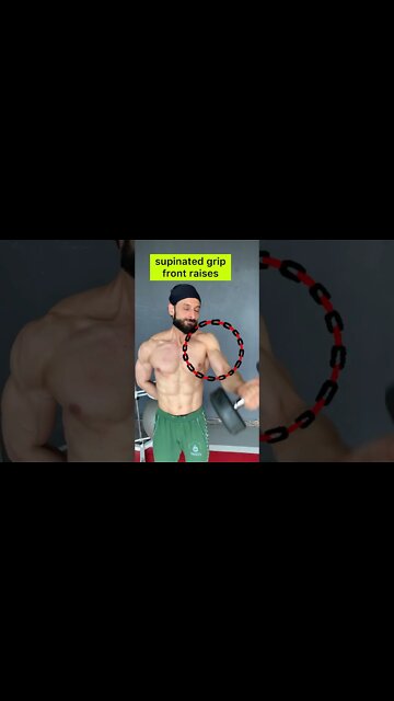 SHOULDER MUSCLE DEFINITION | FRONT RAISES #shorts #youtubeshorts