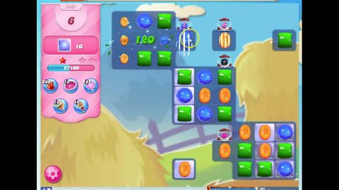 Candy Crush Level 2437 Audio Talkthrough, 1 Star 0 Boosters