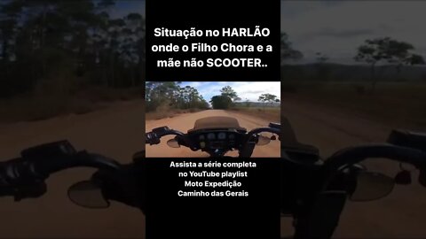 HARLÃO na situação onde o filho chora e a mãe não Scooter