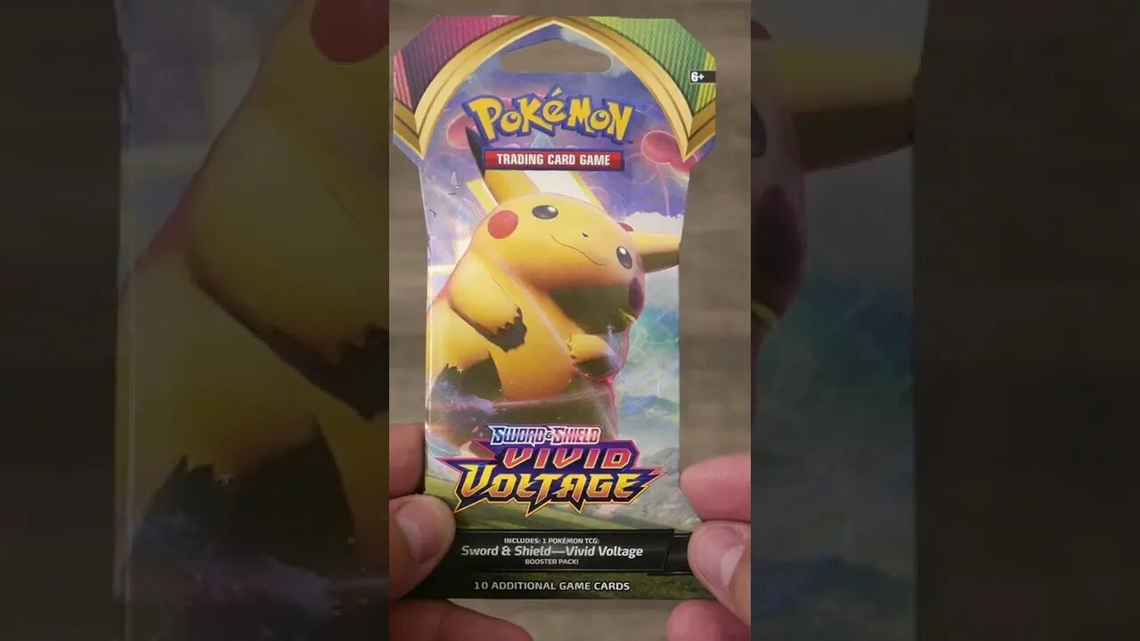 #SHORTS Unboxing a Random Pack of Pokemon Cards 023