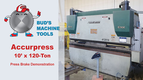 Accurpress Edge 412010 10'x120Ton Press Brake