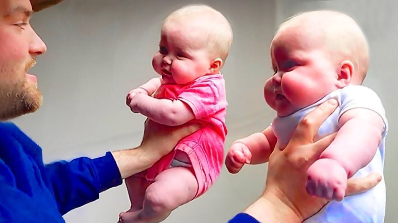 Funny Baby Videos with Hilarious Daddy and Babies Moments