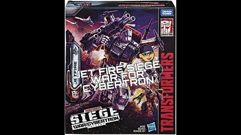 Transformers Jet Fire Siege- War for Cybertron Unboxing (Bônus- Depth Charge BW)