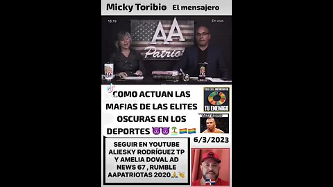 ÉLITE OSCURA CORRUPTA NOS ENGAÑAN EN LOS DEPORTES