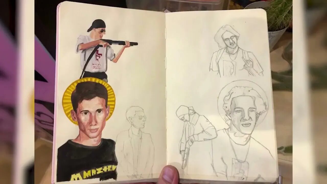 arrest and search of supporters of the banned "Columbine" and the "Murder Cult Maniacs"