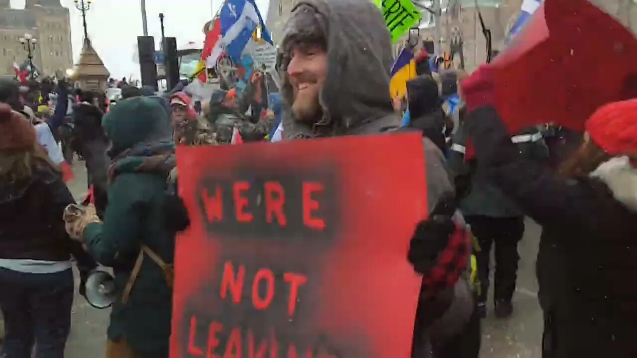 Freedom Convoy 2022 - Feb6th - We're Not Gonna Take It!!! - This is how Canada Protests - Love!