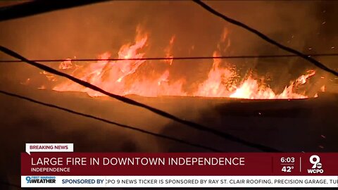 Independence barber shop damaged in fire