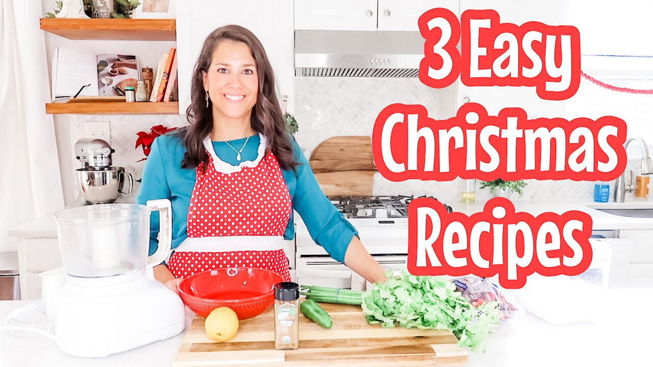 3 Easy Christmas Recipes