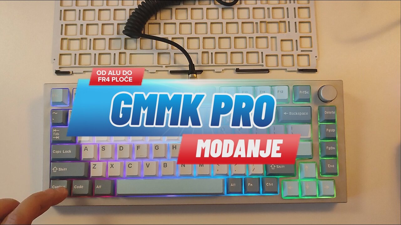 Glorious GMMK PRO od aluminijske do FR4 ploče u par koraka