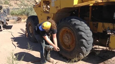 Changing a Tire on Steer Crazy