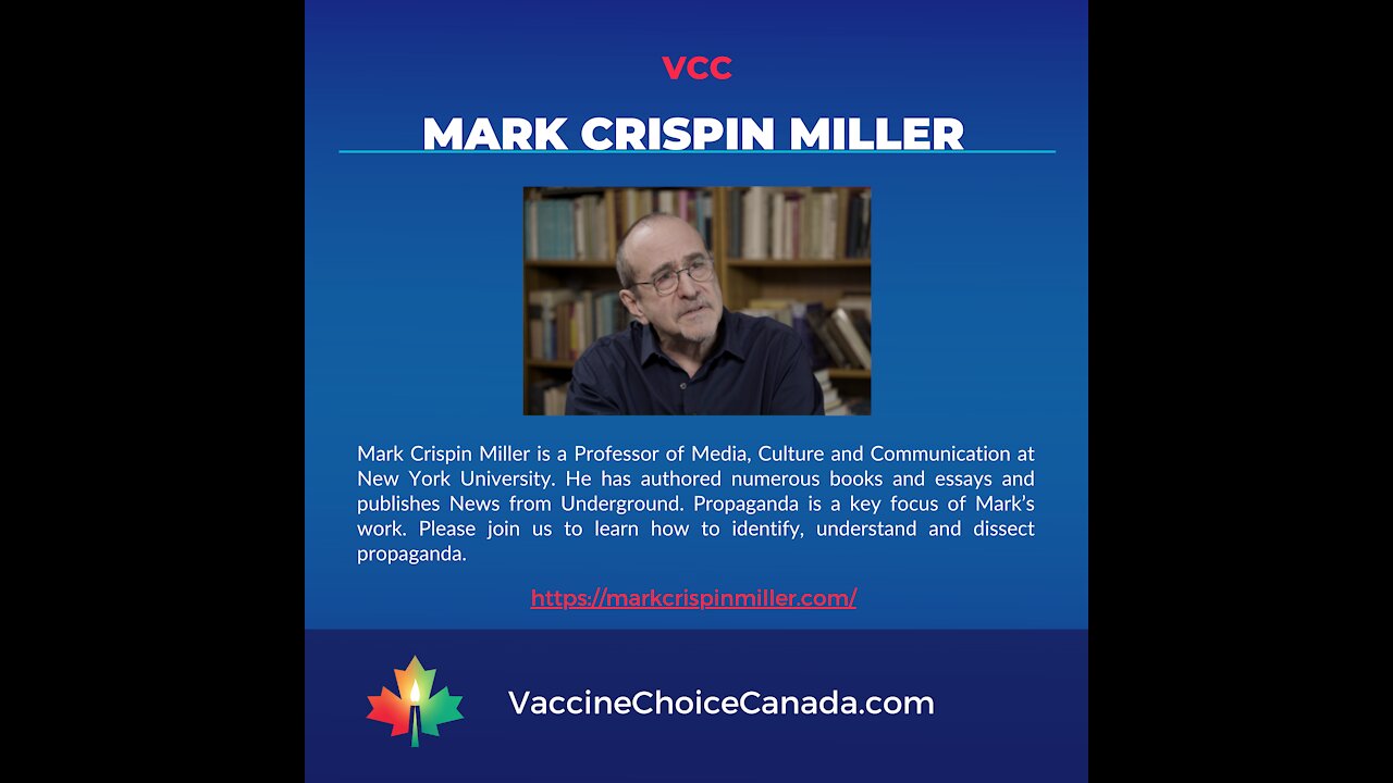 Mark Crispin Miller on How to Identify, Understand and Dissect Propaganda