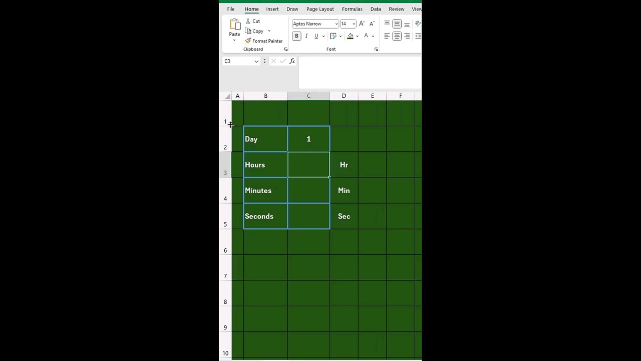 Master Excel Interview Questions: Count Hours, Minutes, Seconds of the Day! #Excel #MicrosoftExcel