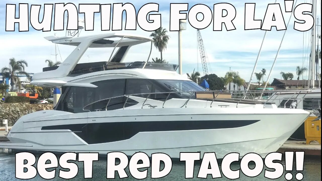 $1.5 Million Dollar Yacht to search for Teddy's Red Tacos | Best Birria Quesa Tacos in LA?